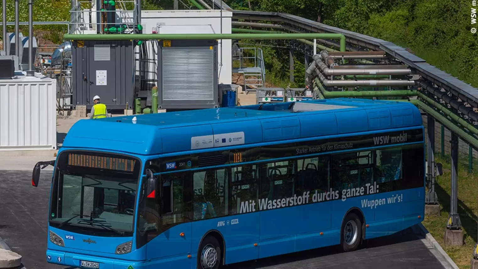 Wasserstoffbus der WSW