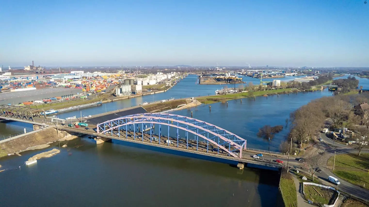 Karl-Lehr-Brücke in Duisburg